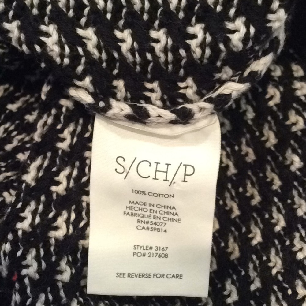 NWOTS CAbi Fergie Turtleneck Sweater Split Front - Picture 7 of 8